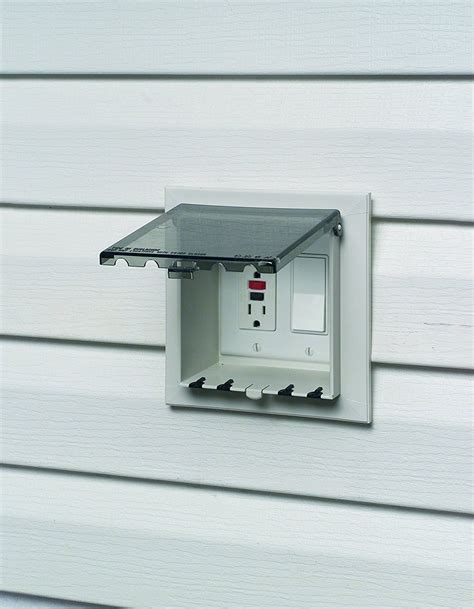 cover electrical box in yard|exterior electrical box covers.